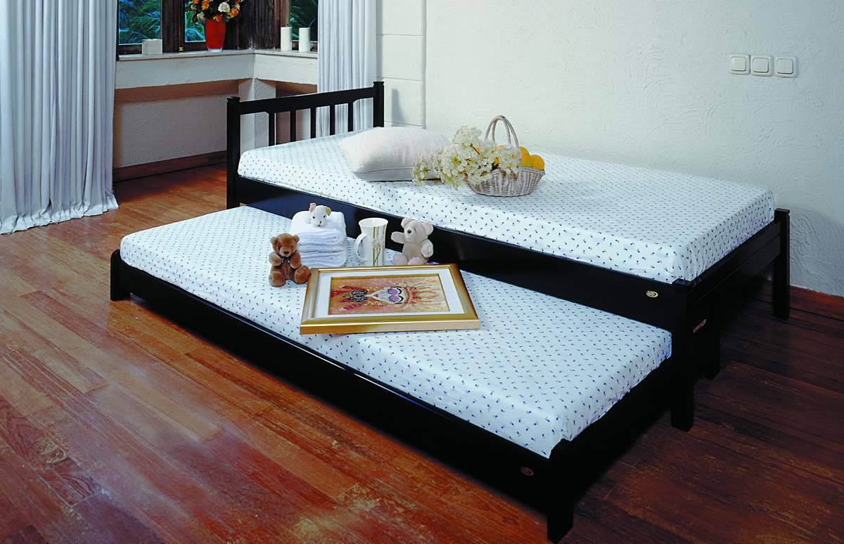 Tempat Tidur Single dan Sorong Modena